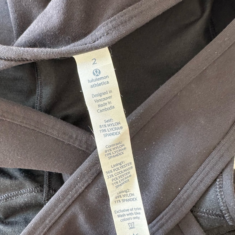 lululemon athletica Black Cross-Back Dress - Picture 9 of 9